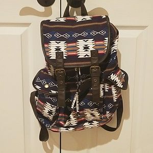 Tribal print backpack
